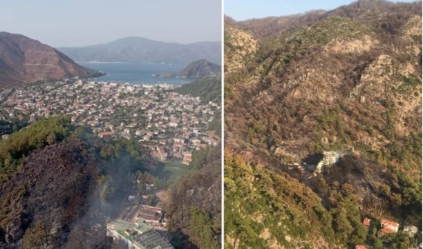 Marmaris’te orman yangınının çıkış sebebi belli oldu
