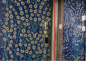 Topkapı Sarayı’nda 500 yıllık çinileri matkapla deldiler