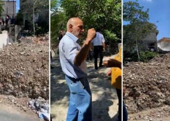 Fetihtepe’de zorbalık devam ediyor… Eşyalar dışarı atılarak yıkım yapılıyor