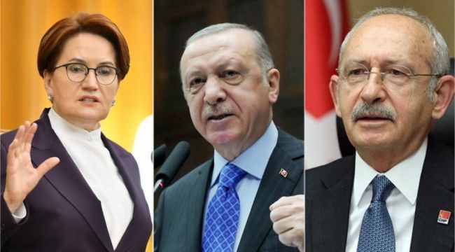 İşte Erdoğan’ın, Kılıçdaroğlu ve Akşener karşısındaki oy oranı