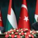 Erdoğan, Filistin Devlet Başkanı Abbas’ı resmi törenle karşıladı