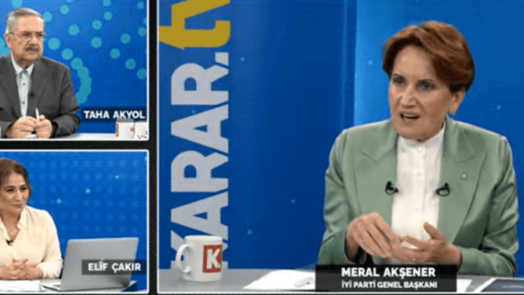 Akşener’den canlı yayında Kılıçdaroğlu’nun adaylığına ilişkin açıklama