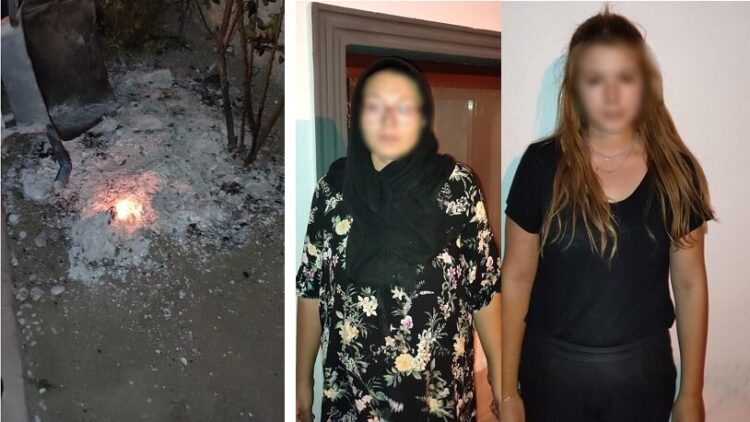 Ünsal Ban’ın şoförünün eşi ve baldızı, belge yakarken yakalandı