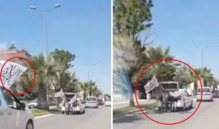 Aydın’da ‘Taliban bayraklı’ düğün konvoyuna soruşturma