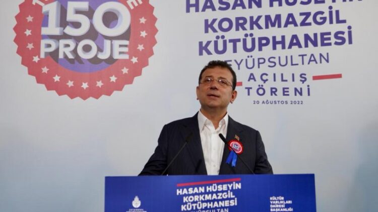 İmamoğlu ‘Hasan Hüseyin Korkmazgil’ kütüphanesinin açılışını yaptı