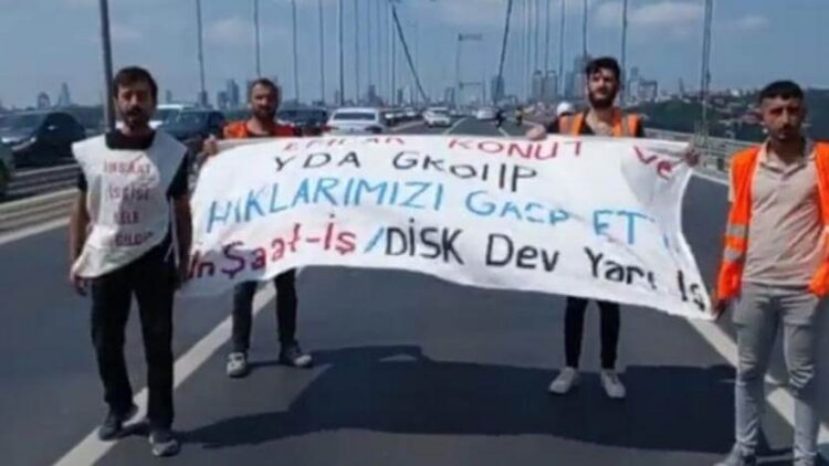 Direnen inşaat işçileri kazandı
