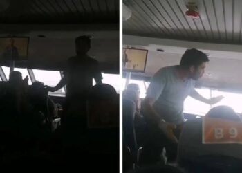 Denizin ortasında feribotta korku dolu anlar