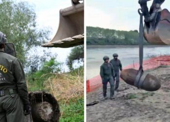İtalya’da çekilen nehirden II. Dünya Savaşı’ndan kalma bomba çıktı