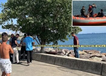 Kartal Sahili’nde denizde el bombası bulundu