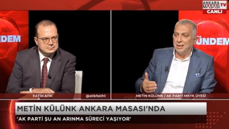 AKP’li Metin Külünk’ten yolsuzluk itirafı gibi açıklama