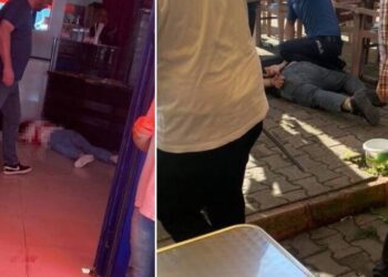 Boşanma davası için adliyeye gelmişlerdi: Karısını defalarca bıçakladı!