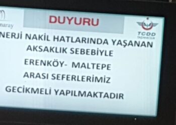 Marmaray seferlerinde aksama