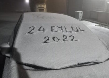 Mevsimin ilk karı yağdı