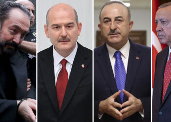 Fotoğrafları paylaştılar: Adnan Oktar’dan Erdoğan-Soylu-Çavuşoğlu savunması