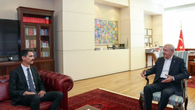 Kılıçdaroğlu Muhsin Yazıcıoğlu’nun oğluyla görüştü