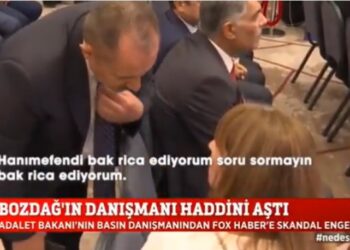 Bozdağ’ın danışmanı FOX TV muhabirinden soru sormamasını istedi