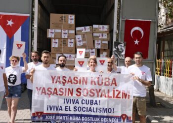 Küba’ya dayanışma malzemeleri yola çıktı