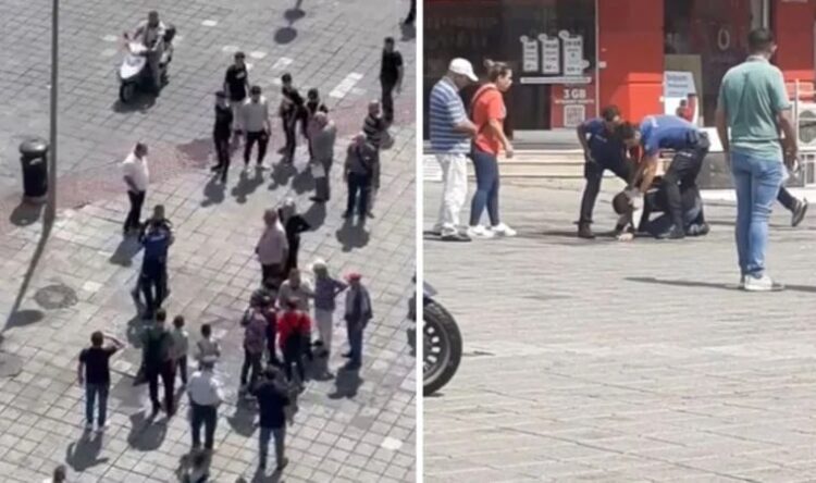 Yürüyen kadına ‘Neden önüne bakmıyorsun?’ diyerek silah doğrulttu