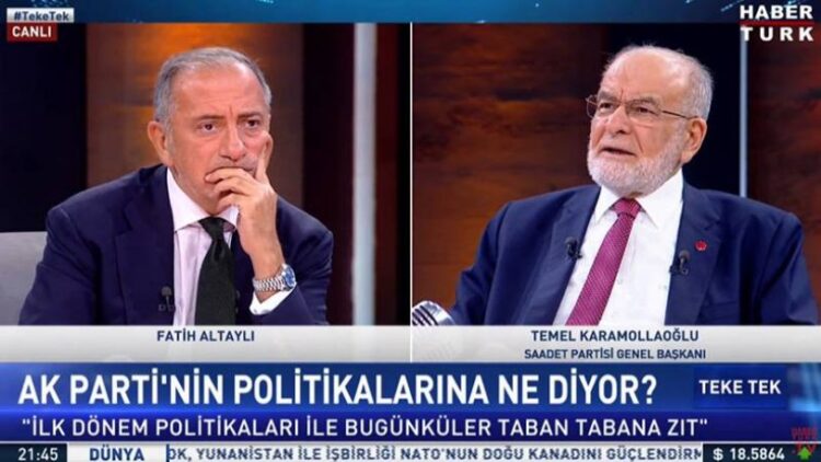 Karamollaoğlu’ndan canlı yayında cumhurbaşkanı adaylığı açıklaması