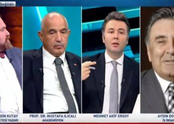 Aydın Doğan’dan canlı yayında Akşam yazarına: Bu yanlış ve terbiyesiz bir laftır!