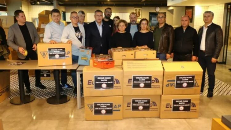 Eczacılar, miting için hazırladıkları 60 bin kumanyayı Bartın’a gönderdi