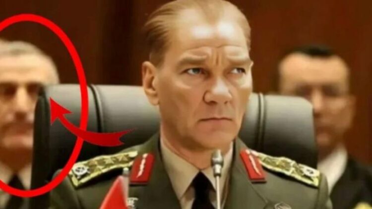 Sosyal medyada ses getiren Atatürk fotoğrafındaki FETÖ ayrıntısı