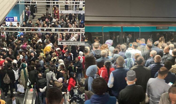 Marmaray’daki arıza yurttaşları isyan ettirdi