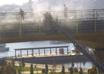 Haliç metro istasyonunda yangın: Seferler durdu