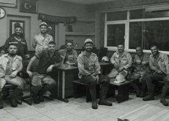 Madenciden yürek burkan fotoğraf: Bir ben kaldım…