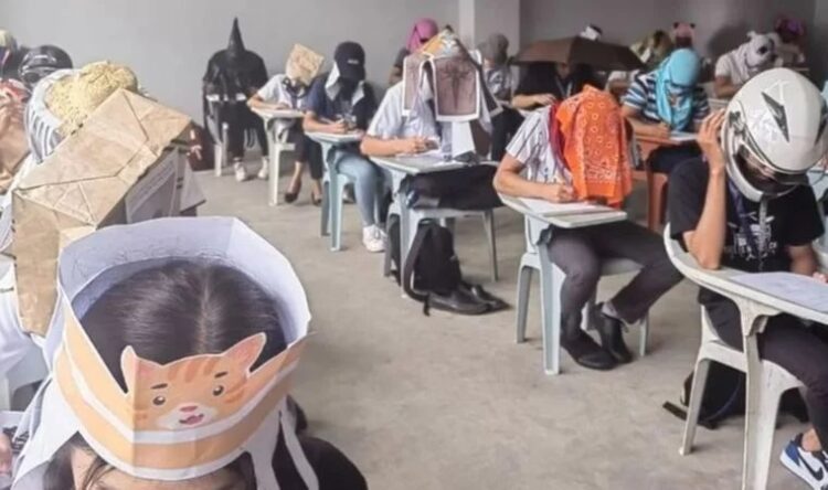 Kopya önleyici şapka sosyal medyada gündem oldu