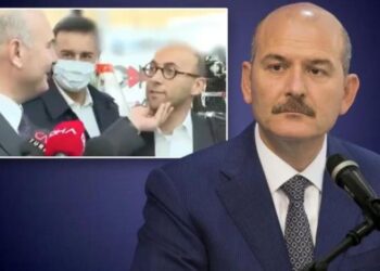 Süleyman Soylu’dan muhabire tepki çeken hareket