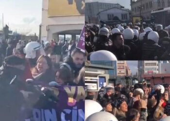Kadınların eylemine polis engeli! Gözaltılar var…