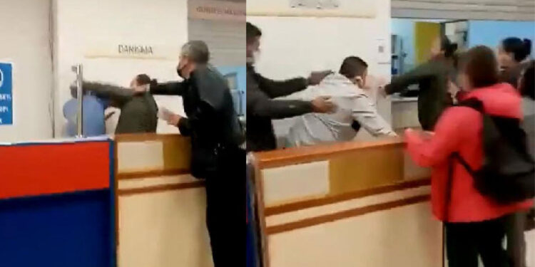 Hasta yakını, hastane görevlisini ısırdı