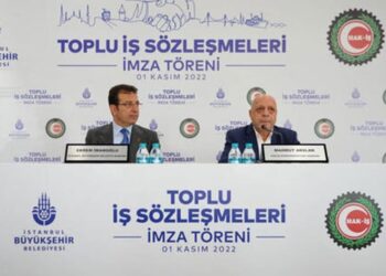 İBB, Türk-İş ve Hak-İş ile toplu iş sözleşmesi imzaladı