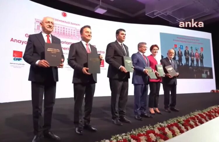 Altılı Masa hazır… İşte Güçlendirilmiş Parlamenter Sistem’in Anayasası