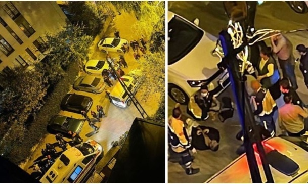 Anne babasının bıçaklandığını öğrenen ‘polis memuru’ kurşun yağdırdı