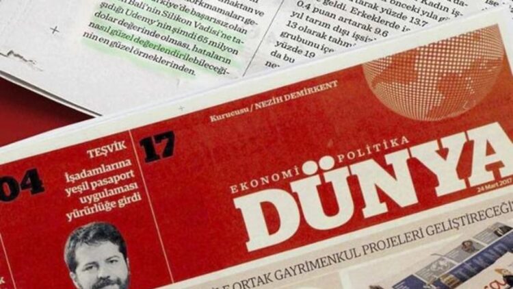 Dünya gazetesinin ismi değişti: ‘Zorunlu bir veda’