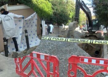 İstanbul’da yol çalışması sırasında insana ait kemikler bulundu