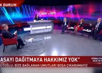 Davutoğlu’nun Bahçeli için sözleri canlı yayında kriz çıkardı