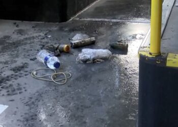 İETT otobüsünde meşale paniği