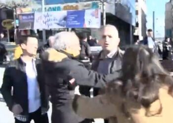 Tele1 ekibine tekmeli yumruklu saldırı