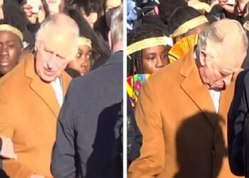 Kral Charles’a yumurtalı saldırı