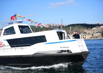 Tarihi Haliç Tersanesi 567’nci yılında elektrikli deniz taksilerine kavuştu