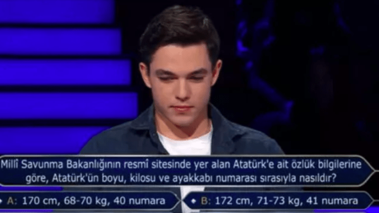 ‘Kim Milyoner Olmak İster’de yarışmacı son soruyu açtırdı