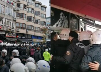 Polis Kadıköy’de HDP binasını bastı