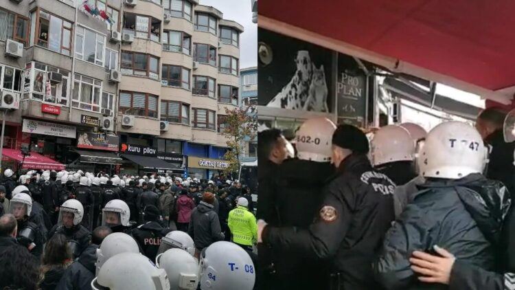 Polis Kadıköy’de HDP binasını bastı