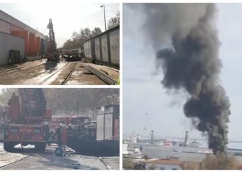 Samsun Limanı’nda patlama!