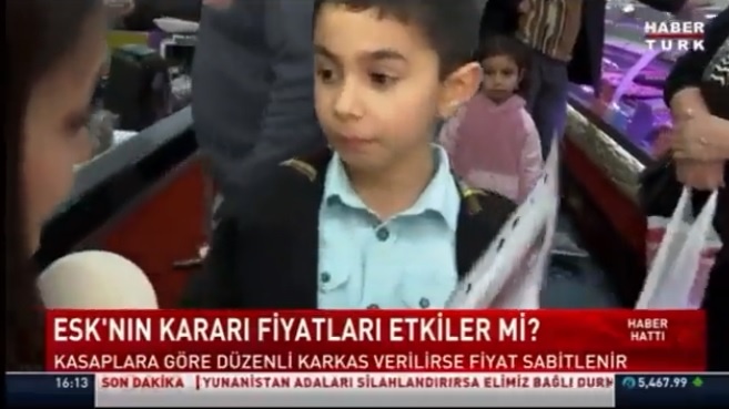 Kasaptaki çocuk: Annem karne hediyesi et aldı…