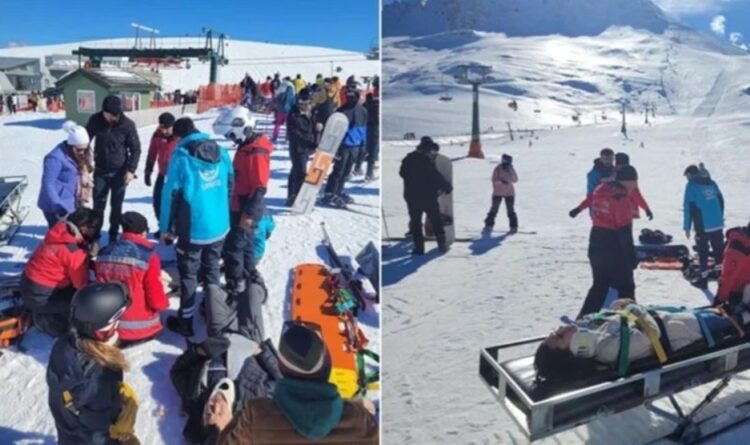 Kayak yaparken insanların arasına daldı: 4 yaralı