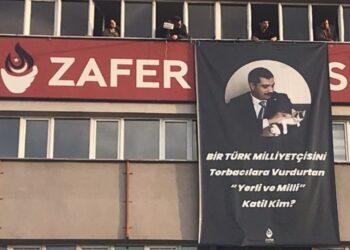 Zafer Partisi’nden ‘Sinan Ateş’ pankartı